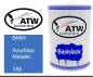 Preview: BMW, Azurblau Metallic, 158: 500ml Lackdose, von ATW Autoteile West.